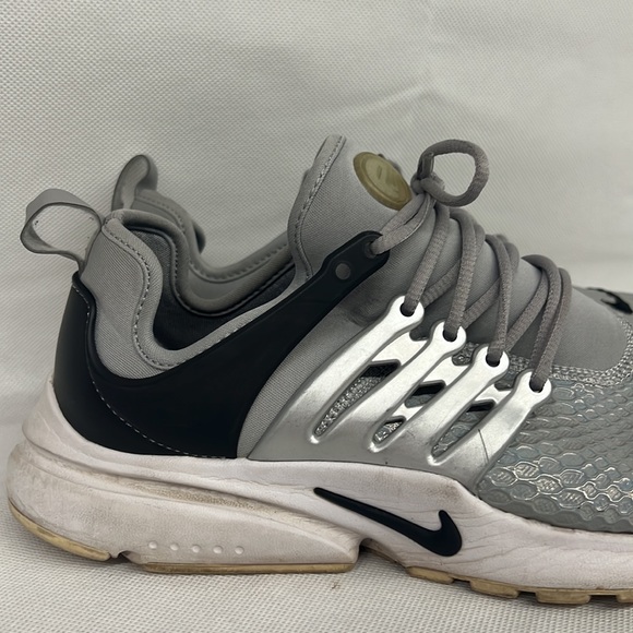 Nike 878069-001 Wmns SZ 11 Air Presto QS 'Metal Mesh' Black Silver Grey - Picture 3 of 9